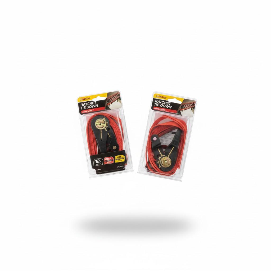 CargoLoc 84028 Ratchet Tie Downs with Endless, Compact, 1-Inch x 12-Inch, 2 Pack
