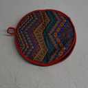 Zippered Tortilla Warmer Pouch - Fit 10 Burrito Size Tortillas, Insulated Fabric - Semicircular Secure Zipper, Microwave Heater Portable Taco Holder for Picnic RV Lunch Trip - Cinco de Mayo, 12 Inch