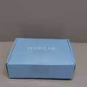 Tempt Me Women Plus Size Triangle Bikini String Two Piece Halter Tie Side Swimsuit (Blue Floral) 20 Plus