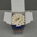 YCOLL Farmhouse Pillow Covers 18x18, Modern Accent Square Throw Pillow Covers Set of 2, Navy and Beige Striped Patchwork Linen Decorative Pillows Cushion Covers for Couch Chair Bedroom Home Decor