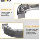 OCPTY 350 Rear Brake Shoes Pads for Honda TRX 350 400 420 450 500 for Honda Foreman Rancher Fourtrax 2x4 ES