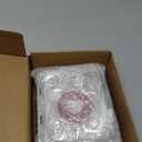 LANSCOERY Small Acrylic Display Case with Adjustable Yellow/White/Warm LED Light, UV Protection Clear Display Box, Dustproof Showcase for Action Figures, Models, Collectibles - 4.7x4.7x6 inch