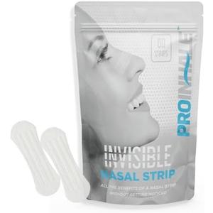 ProInhale™ Athletic Nose Strips for Breathing – Flexible Nasal Strip for Comfortable Fit, Secure Hold, Non-Slip Adhesive Nose Tape, Sport and Sleep Nose Strips, Count Nasal Expander Strips