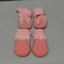 QUMY Dog Shoes for Large Dogs, Medium Dog Boots & Paw Protectors for Winter Snowy Day, Summer Hot Pavement, Water-Resistant in Rainy Weather, Outdoor Walking, Indoor Hardfloors Skid-Resistant Sole (Size 1: 1.8''x2.3''(W*L) (Pack of 4))