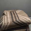 LUMI 8x12 Washable Area Rug for Living Room, Ultra Soft Modern Abstract Rugs Non Slip with Rubber Backing, Low Profile, High Traffic, Stain Resistant Carpets, Ideal for Bedroom, Dining Room, Indoor (Desert Thread)