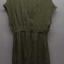 Halife Womens Sleeveless Swimsuit Coverup V Neck Bathing Suit Cover Ups Summer Swimwear Bikini Beach Cover Up Dress (XX-Large, Army Green)