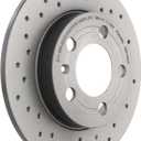 Brembo 08.9148.1X Xtra UV Coated solid drilled Rear Brake Rotor AUDI/SKODA/VW OE# 1J0615601D