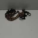 Lilosy Sexy Underwire Floral Lace Sheer Lingerie Set for Women See Through Bra and Panty 2 Piece (Medium, Leopard)