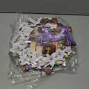 4 x He is Risen Easter Decorations Wooden Wreaths for Front Door Christian Cross Ornaments Easter Porch Sign Decor Wreath Jesus Lily Flowers Ornaments Hanging Crafts for Home Farmhouse Spring Party Decor