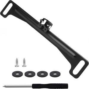 Universal Rear View Camera License Plate Bracket, Upgraded Anti-Rust Paint Full Stainless Steel Backup Camera License Plate Mount , No-Drill & Adjustable for Easy Installation
