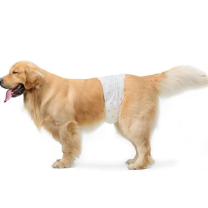 Basics Male Dog Diapers, 30 Count, Small, Ultra Absorbent Wrap with Secure Fit, Leakproof and Comfortable