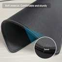 Zhithink 11 Pack Mouse Pad with Reinforced Stitching Edge, Washable Mousepad with Grippy Non-Slip Rubber Base, 0.12 Inch Thick Smooth Tracks Computer Mouse Pads Bulk for Desk, Black, 10.2x8.2 Inch