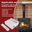 1602510A Wood Stove Refractory Assembly, Compatible with Vermont Castings Firewood Stoves (Defiant Encore 2190, Defiant 1910, Defiant 1945), with Access Panel 1602511