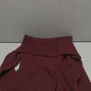 PRETTYGARDEN Off The Shoulder Sweater for Women 2026 Fall Fashion Cute Long Sleeve Tops Winter Ribbed Pullover Knit Outfits (Small, Wine Red)