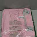 Zipper Binder 3 Ring with Shoulder Strap and Handle, Pink 2 Inch 3 Ring Binder with Zipper, Extra Pockets Holds 500 Sheets, Waterproof Trapper Keeper for Middle School & Work Organizer