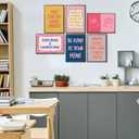 6 Mental Health Poster Prints Wall Decor Inspirational Artwork Daily Reminders Wall Art Psychology Picture Painting for Therapy Office School Counselor Decoration 12x16in No frame