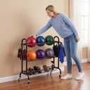 Bowling Ball Rack, Bowling Ball Stand, Holds 6 Balls