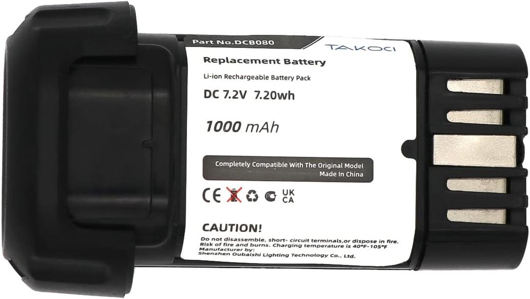 Replacement Battery for DCB080/DW4390/DCF680N1/DCF680N2/DCF680G2 Replacement Battery for DCB080/DW4390/DCF680N1/DCF680N2/DCF680G2