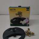 Melnor 9538 Deluxe Pulsating Sprinkler with Weighted Base, Basic, Black