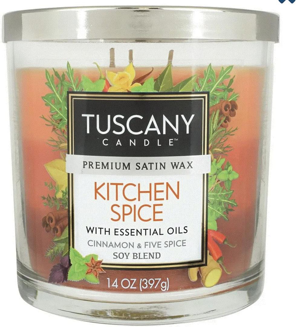 Tuscany Candle Empire Candle Candle Kitchen Spice Premium Satin Wax Candle 14oz, 6IVA
