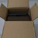 FURINNO Turn-N-Tube 4-Bins System Rack, Columbia Walnut/Black/Dark Brown (7.7"D x 11.3"W x 28.8"H)