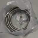 Refrigerator water line - 12 FT Premium Stainless Steel Braided Ice Maker Water Hose,Food grade PEX Inner Tube Fridge Water Line with 1/4" Fittings for Refrigerator Ice Maker