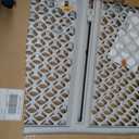 MYPET Universal Pet Gate: 26 - 42 Wide Dog Gate for Doorways with Pressure Fit or Swinging Door Hardware Mounting Types Included: 26" Tall; Gray