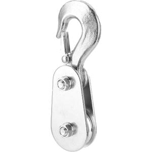 Utv Plow Pulley Kit,Winch Pulley,Utv Snow Plow Pulley Hook,Hook With Pulley For Kfi Plow,Other Components 2 Ton Snatch Block Wire Rope Lifting Pulley With Hook For Utv Atv Quad Bike Motocross