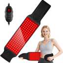 Red Light Therapy for Body, 140 leds Infrared Light Therapy for Shoulder Waist Muscle, Upgraded 3 in 1 Led Beads, 660nm Red Light & 850nm Near Infrared Light Therapy Belt