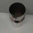 Exhaust tip - 4'' Inlet Bolt on Design - Stainless Steel Car Muffler Tips 4" ID x 5"OD x 12"L