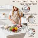 Stainless Steel Cutting Board for Kitchen - Non Toxic Metal Chopping Board Odor-resistant Food Grade Kitchen Cutting Boards 13.5"L x 10"W Dishwasher Safe