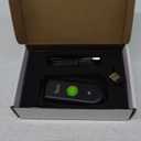 Tera Mini 1D Barcode Scanner: Pocket Waterproof Wireless Laser Scanner 3 in 1 Compatible with Bluetooth USB Wired Portable Bar Code Reader for Store Logistics Work with iOS Windows Android 1100L Green