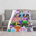 FINENESS SINCE 1988 Gamer Cartoon Blanket for Boys Birthday Throw Blanket for Boys Birthday Gift Home Fleece Throw Blankets for Couch Bed Sofa Gamer Blanket 60"x50"