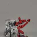 Action Figure Set, Model 13 Action Figure Multi-Jointed Movable,Gift Box Packaging, a Great for Loved Ones and Friends. (Red)