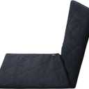 Heated Seat Cushion, 16inch Heated Stadium Seat Chair Pad with Back Support and 3 Level Heating, Portable Heating Seat Cover for Home Office Chair Sports Events Outing Travelling, Black