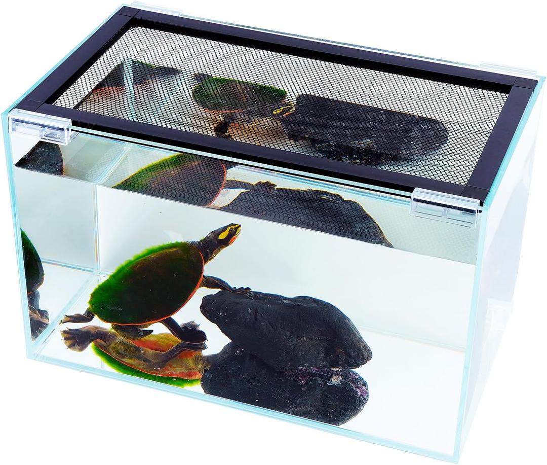 Easy Install DIY Fish Tank Lid, Adjustable Mesh Aquarium Lid, Anti-Jump Hood Cover for 2/5/10/20 Gallon Tanks, Washable & Custom Fit Top Up to 36"x18"