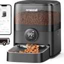 oneisall 3L WIFI Automatic Cat Feeder with App Control, Battery Operated Automatic Feeder for Cats Dogs with Timer, Auto Cat Feeder with Rechargeable Battery Lasting 100 Days