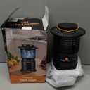 Bug Zapper Outdoor, 2-in-1 Mosquito Zapper with Zap & Trap, 8000mAh Long-Lasting Performance, Cordless Rechargeable Fly Zapper for Patio, Camping, Garage, Kitchen