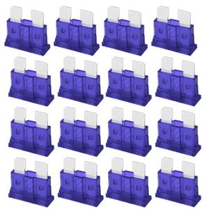 (40Pcs) 3 Amp Standard Automotive Fuse, 3A 12V 24V 32V Car Blade Fuses ATO APR ATS for Car/RV/Truck/SUV/Motorcycle/Boat