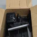 JOY worker Upgraded Under Desk PC Mount for Standing Desk, Clamp-On Desk Leg Computer Mount with Extra Protective Arms, Adjustable Computer Case CPU Holder Holds Up to 44lbs, Black