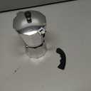 Imusa USA Aluminum Stovetop 6-cup Espresso Maker (B120-43V), Silver