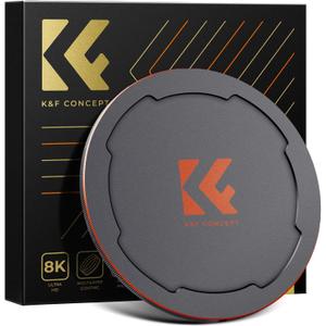K&F Concept 82mm Thread & Magnetic 2-in-1 Lens Filter Cap Only Compatible with K&F Magnetic Swap System