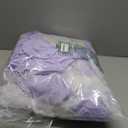 Eimilaly Princess Bed Canopy for Girls, Double Layer Canopy with Cutout Stars, Breathable Dream Canopy & Washable Purple Fabric, Fits Twin/Full Bed - Fairy Bed Tent for Kids Room Decor, Purple (25.6"W x 106.3"L)