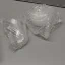 6 oz Clear Plastic Dessert Bowls (16 Pcs) with (8) Scoops and (8) Tongs, Angled Hard Disposable Ice Cream Bar Cups and Candy Buffet Containers Set for Serving Food, Appetizers, Buffets, Party Supplies