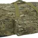 Mercury Tactical Gear Mini Monster Rolling Duffel Deployment, Wheeled Heavy Duty Travel Duffle Bag for Men & Women, Multi Cam Color, One Size