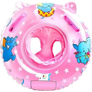 Sealive Baby Swimming Float, Toddler Floaties with Infant Seat Boat & Double Handle, Childrens' First Swim Ring, Bathtub Toys Pool Accessories for Kids Toddlers