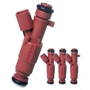 4-Count Fuel Injector Compatible with 2011-2022 Hyundai Elantra/Coupe/GT/Kona, Compatible with 2012-2023 KIA Forte/Seltos/Soul - L4 1.8L & L4 2.0L Replacement for 35310-2E000 FJ1182