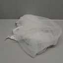 White Wedding Bridal Veil with Comb, 1 Tier Floral Edge Bridal Tulle Veil Lace Wedding Veils