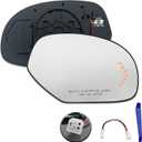 Replacement Right passenger side mirror glass for 2007-2014 Chevy Chevrolet Silverado,Tahoe,Avalanche,Suburban 1500 2500,GMC Sierra 1500 2500,Yukon,Cadillac Escalade, 4-pin,turn signal