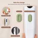 XYOFUN Magnetic Remote Control Holder Wall Mount - 4 Pcs No Drill Self-Adhesive Organizer for Air Conditioner & TV Remotes, Storage Caddy for Televisions Backside - Multicolor